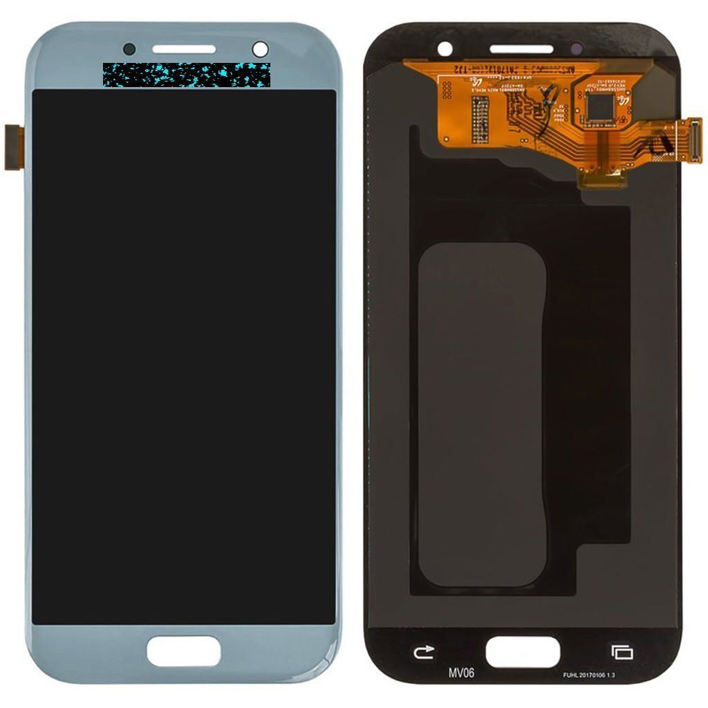 Samsung Galaxy A7 2017 SM-A720 Lcd Ekran Dokunmatik Mavi
