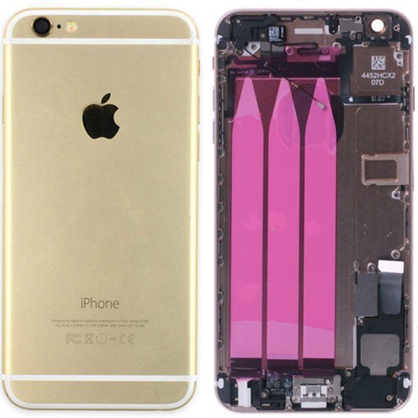 İphone 6 Plus Kasa Full Dolu Gold Altın
