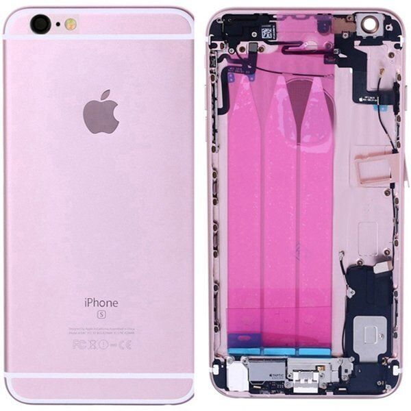 İphone 6S Plus Kasa Full Dolu Rose Gold Pembe